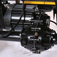 Tricycle électrique à 3 roues avec batterie au lithium 1500W 60V 12Ah, pneus larges, scooter Citycoco avec porte-bagages arrière, autonomie de 35-40 km, capacité de 200 kg