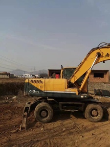 Excavatrice sur pneus d'occasion Hyundai d'origine, modèles R210W-9, R210W-7, 210W-9, 150W-9, 80W, avec pneus Rotex, à vendre - Product Image 6
