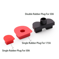 50A 120A 175A 350A 600V Anti-poussière Double pôle connecteur accessoires fil-Protection couverture caoutchouc prise fil Style prise"