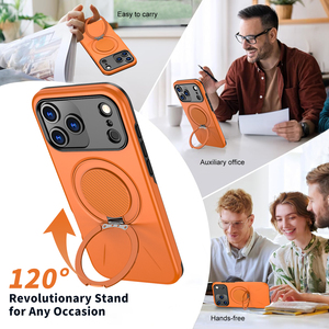 Funda para <span class=keywords><strong>Tel</strong></span>éfono con Soporte de 360 Grados, Nuevo Diseño Deportivo, TPU+PC, para 17 16 15 14 13 <span class=keywords><strong>12</strong></span> 11, Antigolpes y Protectora - Product Image 2