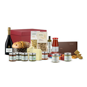 Cesto Regalo Natalizio Alma City: Prodotti Alimentari Italiani Premium per Riunioni Familiari e Feste - Product Image 1