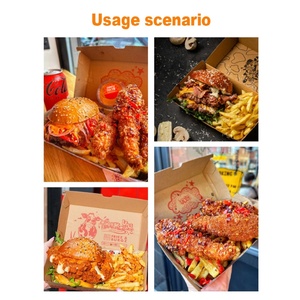 Wholesale 1000ml Kraft Paper Food Box with Transparent <b>Window</b> Leakproof for Takeaway Food Showcase Custom Logo - Product Image 3