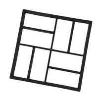 Moule de pavage en plastique décoratif d'extérieur pour bricolage, moule aléatoire pour blocs de pavés en pierre, moule pour allées de jardin, moule à pavés en béton