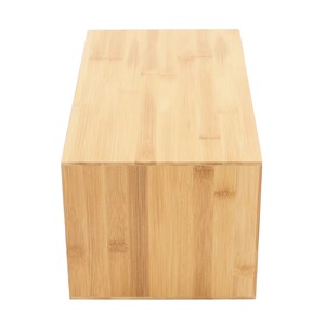 Bamboo Desktop Organizer 4 <b>Drawers</b> Natural Wood Grain <b>Office</b> Storage <b>Drawer</b> <b>Unit</b> - Product Image 5
