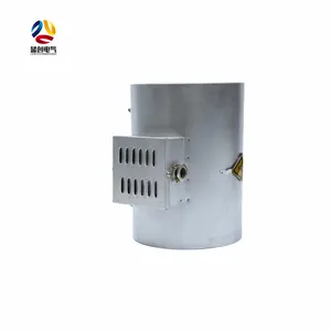 380V 2000W 215*150mm Industrial Extruder Heating Element Ceramic Band Heater with Connection Box