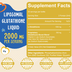 OEM/ODM Liposomal Glutathione Drops <b>Vitamin</b> C,Master Antioxidant for Skin Brightening, Liver Support & Immune Health - Product Image 6