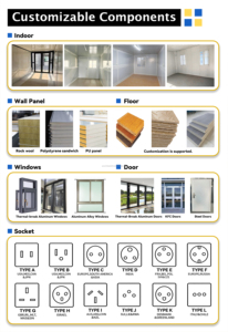 Casas Portátiles Prefabricadas de Contenedores Marítimos Modernos de 20 pies, Casa Contenedor Modular Desmontable de Lujo, Apartamento con Paneles Sándwich - Product Image 6