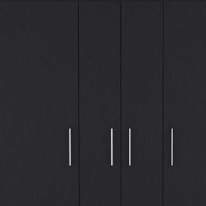 HMS 59 comò bianco a due cassetti con Design moderno in rovere e MDF con acciaio inossidabile per camera da letto o soggiorno mobili per la casa - Product Image 4