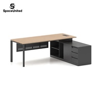 SpaceUnited Factory Direct : Bureau de direction ergonomique avec structure métallique