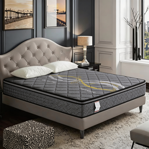 Colchón Híbrido de Lavanda King Size, Enrollable en Caja, 180*200*25 CM, Cómodo, Comprimido, para Uso en Casa y Hotel - Product Image 1