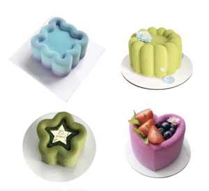 15-cavity oluk yıldız çikolata silikon kalıp kalp şekli mus çikolata buz küpleri şeker sabun kalıp çiçek şekli kek kalıp - Product Image 6