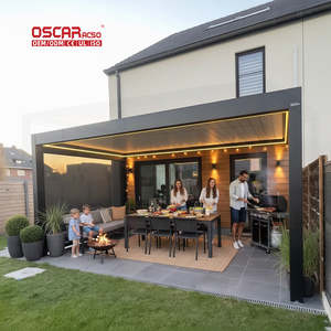 Innovadora Pérgola Modular de Aluminio de Alta Resistencia para Jardín, Patio Trasero, Piscina, Cafetería, Uso Comercial, Europa, América del Norte - Product Image 1