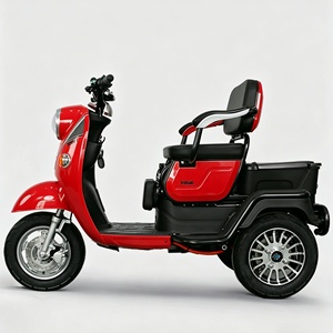 Maya 3 Wheel <b>Electric</b> <b>Scooter</b> <b>with</b> Passenger <b>Seat</b> and Rear Cargo Box - Product Image 4