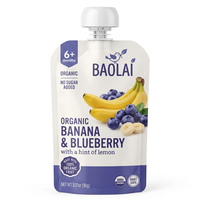 Sachet Doypack Personnalisé en Plastique Imprimé pour Aliments Liquides, Boissons, Purée Bébé, Yaourt, avec Bec Verseur 90g