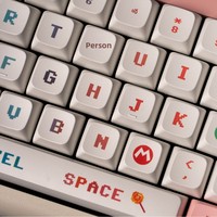 Keycaps PBT personnalisables style pixel, thème anime rose XDA, sublimation thermique