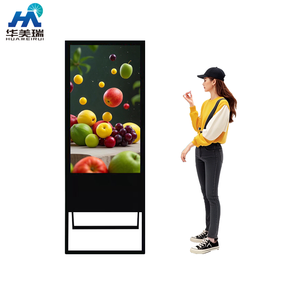 A-loại xách tay kỹ thuật số Áp phích màn hình đứng <span class=keywords><strong>43</strong></span> 49 55 inch LCD quảng cáo hiển thị media player cho sử dụng trong nhà hoạt hình SDK - Product Image 2