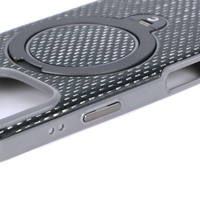 Étui de téléphone en fibre de carbone résistant aux chocs, revêtement en fibre de verre pour iPhone 16 17 Pro Max, protection de sécurité professionnelle