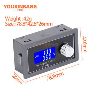 Sinyal Jeneratörü PWM Darbe Frekansı Görev Döngüsü Ayarlanabilir Modül LCD Ekran 1Hz-150Khz 3.3V-30V PWM devre kartı modülü El Topuzu - Product Image 2