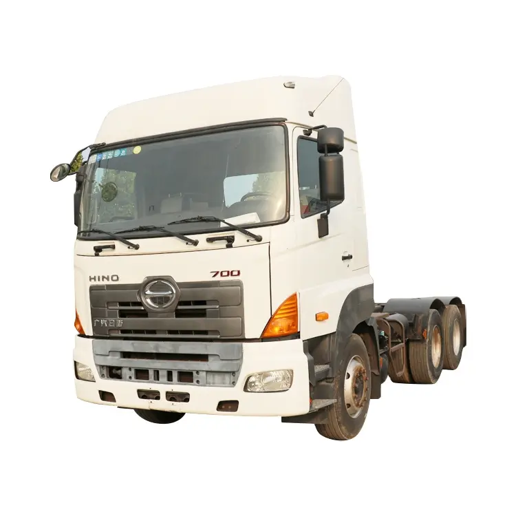 Hot Selling Used Hino 700 tractor truck 6x4 second hand hino 700 trailer head for sale