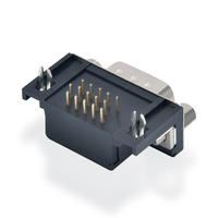 Adaptador de Panel Tipo Punch Needle D Sub HDR de 15 Pines y 45 Pines, Conector Industrial Macho-Hembra de Alta Densidad, Resistente al Agua y Duradero