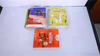 Livre cartonné éducatif pour enfants avec histoires à colorier, impression de couvertures de disques durs