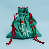 Sac de rangement pliable et portable en velours doux bleu marine avec logo personnalisé pour 4 plateaux de mahjong et poussoirs – Écologique et idéal pour la vente en gros
