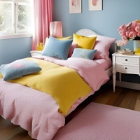 Lit en bois confortable avec rangement, double taille, mobilier de chambre à coucher, prix direct d'usine, design moderne, dernière tendance
