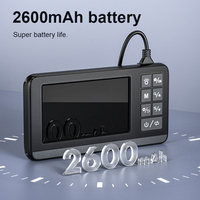 Caméra endoscopique industrielle avec écran IPS de 4,3 pouces, 1080P HD, IP67, focale de 2 à 10 cm, 8 LED, rotation à 180 degrés