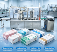 Machine d'emballage automatique en cellophane 3D sans résidus de produit à l'intérieur de la machine, machine d'emballage de boîtes en carton avec bande de déchirement