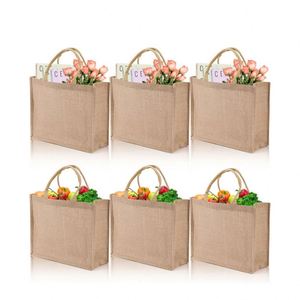 Bolsas de Yute Reutilizables de Diferentes Tamaños para Compras, Fiestas, Viajes, Regalos y Productos Orgánicos al por Mayor - Product Image 2