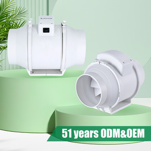 Em-linha plástico completo centrífugo industrial do motor da C.C. dos CB SAA do CE exaustor do tubo - Product Image 2