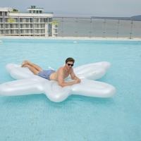 Bouée gonflable personnalisable en forme d'ailes d'ange, en PVC, surdimensionnée, pour piscine, siège flottant léger
