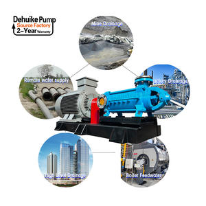 ปั๊มน้ำหลายใบพัดแบบแนวนอนแรงดันสูง Dehuike สำหรับจ่ายน้ำและระบายน้ำในเมือง - Product Image 3