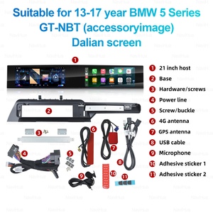 NaviHua pour BMW Série 5 GT F07 2011-2017, mise à niveau de la voiture, autoradio Android à double écran 21'', navigation GPS, unité multimédia Carplay - Product Image 5