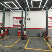 4T Hydraulique Atelier 2 Post Car Lift Hoist Garage Car Lift Bridge 220v 380v