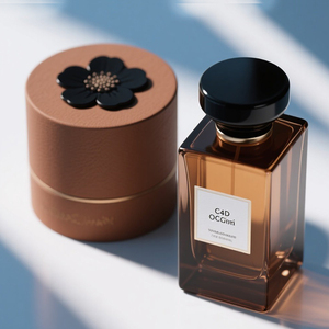 Hot Sale Square Flat Amber Perfume Glass <b>Bottle</b> 30ml 100ml 50ml Perfume <b>Bottle</b> with Packing <b>Box</b> - Product Image 5