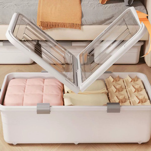 Moderne Injection PP Underbed Organisateur Rectangle Plat En Plastique Boîte De <span class=keywords><strong>Rangement</strong></span> Vêtements En Gros Élégant Chevet De Stockage - Product Image 1
