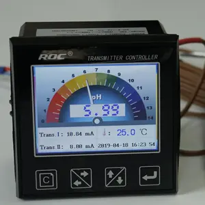 Penganalisis PH Inline Bersertifikasi CE dengan Kontrol Dosis PH Komunikasi RS232, Pengukur PH