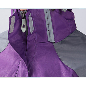 Igift bsci แจ็คเก็ตกันลมหนากันน้ำมีฮู้ดลำลองเป็นมิตรกับสิ่งแวดล้อมสำหรับกีฬากลางแจ้งระบายอากาศไซส์ใหญ่ฤดูใบไม้ผลิ - Product Image 2