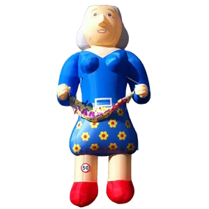 Ballon gonflable Sarah de dessin animé, bon marché, avec souffleur d'air inclus, pour sportive gonflable - Product Image 1