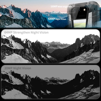 Unihertz Tank 2 Pro, Teléfono Inteligente Octa Core 5G LTE, 8GB+256GB, 23800mAh, Android 13, Resistente al Agua IP68, Pantalla de 6.8 Pulgadas, 120Hz, Carga Rápida de 66W, Láser