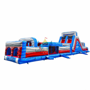 Sport sfide cortile gonfiabile corsa ad ostacoli all'aperto per bambini e aldulti - Product Image 1