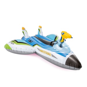 Ban đầu Intex hồ bơi nổi 57536 súng nước máy bay RIDE-ONS Hồ bơi bơm hơi <span class=keywords><strong>Float</strong></span> cho trẻ em - Product Image 2