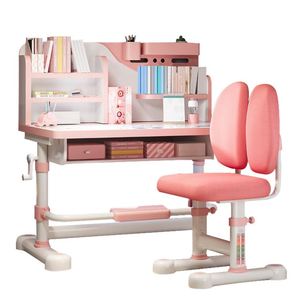 โต๊ะและเก้าอี้สำหรับเด็กโต๊ะอ่านหนังสือไม้ห้องอ่านหนังสือสำหรับเด็ก - Product Image 6