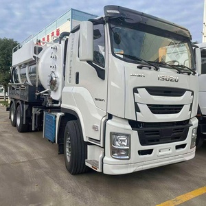 รถบรรทุก ISUZU GIGA 6x4 สำหรับฉีดน้ำแรงดันสูงและดูดสิ่งปฏิกูลแบบหนัก สำหรับส่งออก - Product Image 2