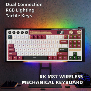 <span class=keywords><strong>Teclado</strong></span> Mecánico M87 Inalámbrico/2.4G/USB-C con Conexión Hot-Swappable, Retroiluminación RGB y Pantalla TFT Programable - Product Image 2