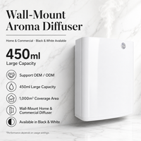 Diffuseur d'arômes professionnel pour hôtel, diffuseur automatique sans eau à fixation murale avec contrôle par application, nébuliseur d'huiles essentielles