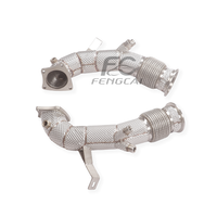 Tubo Frontal Recto OEM para Audi R8 5.2 V10 2020+ de Acero Inoxidable T304 con Aislamiento de Doble Capa para Mejora de Rendimiento en Autos de Carreras