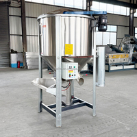 Miscelatore Industriale Verticale in Acciaio Inox per Granuli e Pellet di HDPE LDPE PVC con Riscaldamento