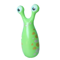Sac de frappe gonflable en PVC pour enfants, jouet animal anti-stress pour l'exercice de boxe